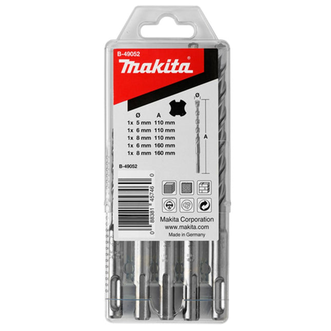 Makita P2S: SDS-Plus 5/6/8X110 6/8X160 - B-49052