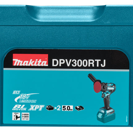 Makita DPV300RTJ 18 V Schuur-/poetsmachine 5,0 Ah accu