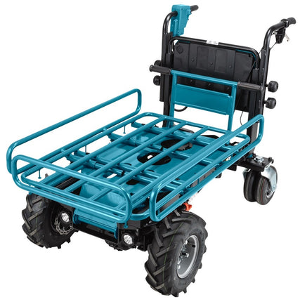 Makita DCU604Z LXT 2x18V Dumper met rek