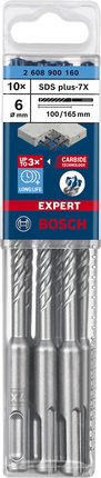 Bosch Hamerboor SDS-Plus-7X 6x100x165mm - 2608900160