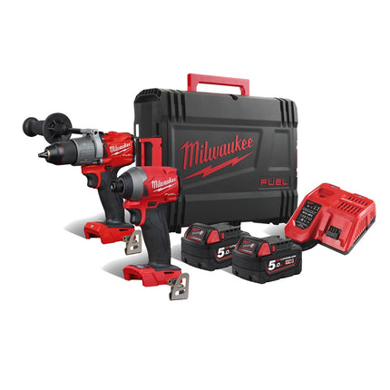 Milwaukee M18 FPP2A2-502X Li-Ion FUEL™ accu-combi gereedschapsset / Powerpack