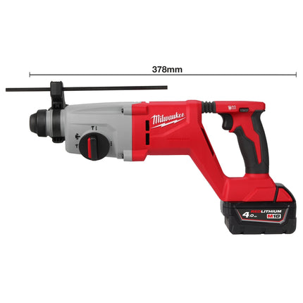 Milwaukee M18 BLHACD26-402X D-Greep Borstelloze SDS-Plus Hamer - 4Ah 18V