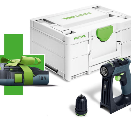 Festool Accu-Schroefboormachine CXS 18-Basic-3,0 - 578063