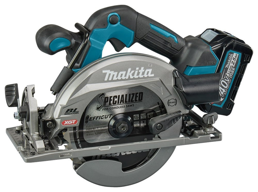 Makita HS012GD201 40 V Max Cirkelzaag 165 mm