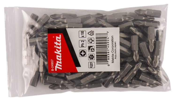 Makita Schroefbit PH2X25mm Navul 100 Stuks - B-24957