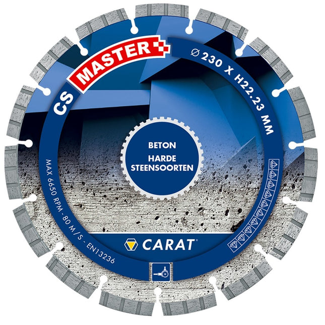 Carat Diamantzaag Beton Ø230X22,23mm CS Master - CSM2303000