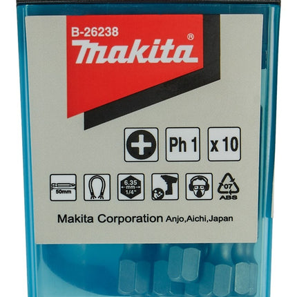 Makita Schroefbit PH1x50mm 10stk - B-26238