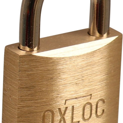 Oxloc Hangslot messing 25 mm