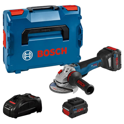 Bosch GWS 18V-10 PSC Haakse slijpmachine + 2x PC 5,5 Ah L-Boxx - 06019G3F0E