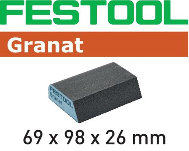 Festool Schuurblok Granat 69x98x26 120 CO GR/6 - 201084