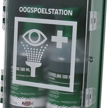 Kelfort Oogspoelstation met 2x Oogdouche Sodium Chloride 500ml - 1527505