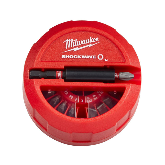 Milwaukee 15-Delige SHOCKWAVE Impact Duty Bitset in Display - 4932430904