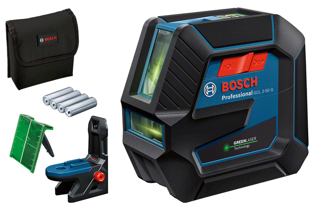 Bosch GCL 2-50 G Lijn- en puntlaser in Doos - 0601066M00