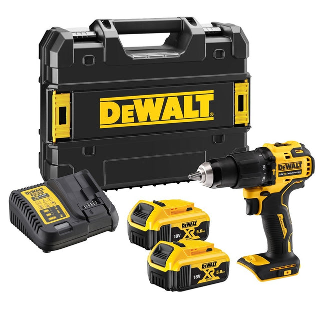 DeWalt DCD709P2T-QW 18V XR Compacte Schroef-/klopboormachine