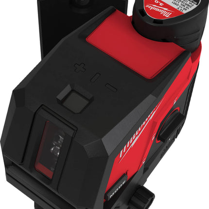 Milwaukee M12 CLLP-301C Groene Kruislijnlaser/Loodlaser - 1x3Ah 12V