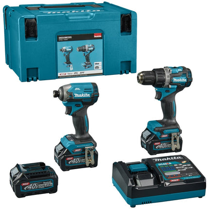 Makita DK0198G201 40V Max Combiset boren en slagschroeven