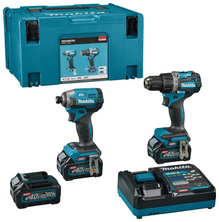 Makita DK0198G201 40V Max Combiset boren en slagschroeven