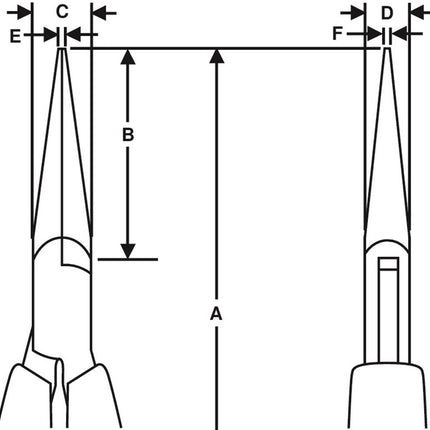 BAHCO Lange Punttang Lindstrom - 7891