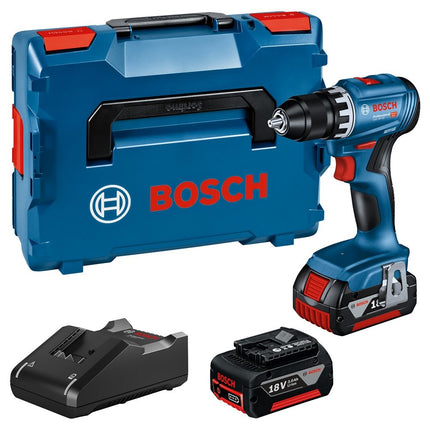 Bosch GSR 18V-45 Accu schroefboormachine + 2x 3,0 Ah L-Boxx - 06019K3204