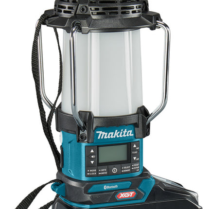 Makita MR009GZ 40 V Max Camping lamp met radio en Bluetooth