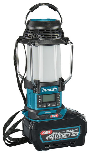 Makita MR009GZ 40 V Max Camping lamp met radio en Bluetooth