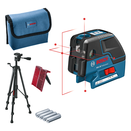 Bosch GCL 25 Punt/Lijnlaser met bouwstatief en beschermtas - 0601066B01