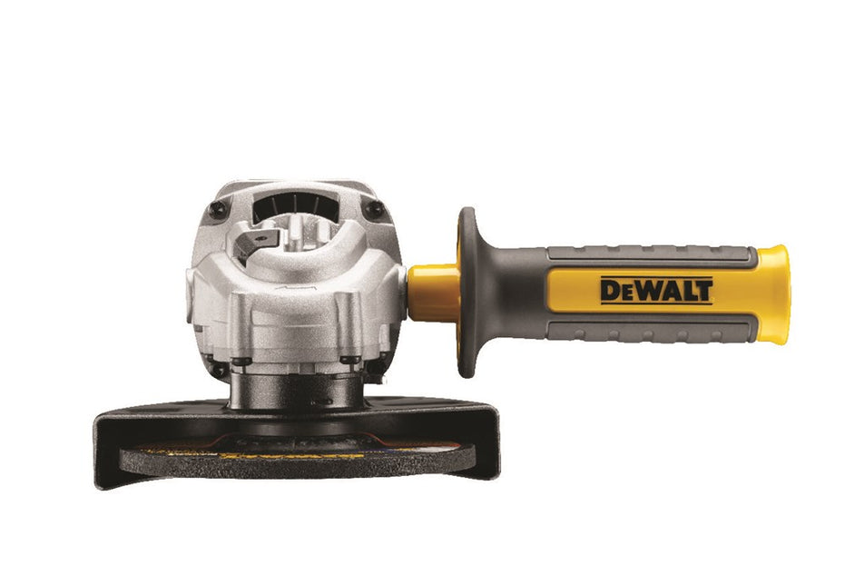 DeWalt DWE4207-QS 1000W 125MM haakse slijper met schuifschakelaar en herstartbeveiliging