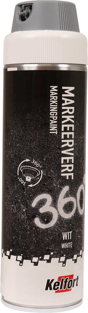 Kelfort Markeerverf 360 Graden Fluor Wit 500ml - 1526297