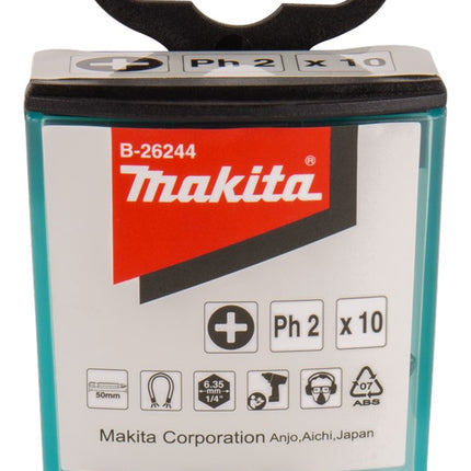 Makita Schroefbit PH2X50mm 10 Stuks - B-26244