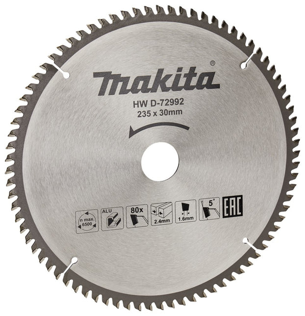 Makita Zaagb alu 235x30 80T 5G - D-72992