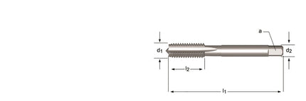 Dormer HSS Blank E100 M Handtappenset DIN 352 M10 x 1,50mm - E100M10NO8