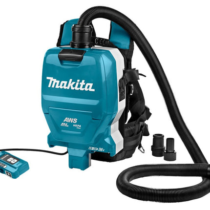 Makita DVC265ZXU 2x18 V Rugstofzuiger