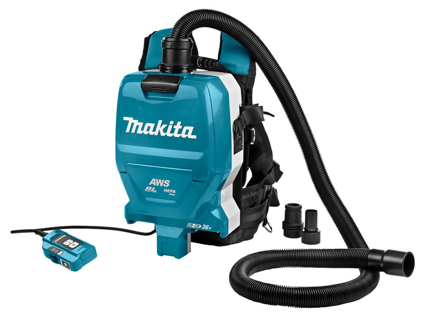 Makita DVC265ZXU 2x18 V Rugstofzuiger