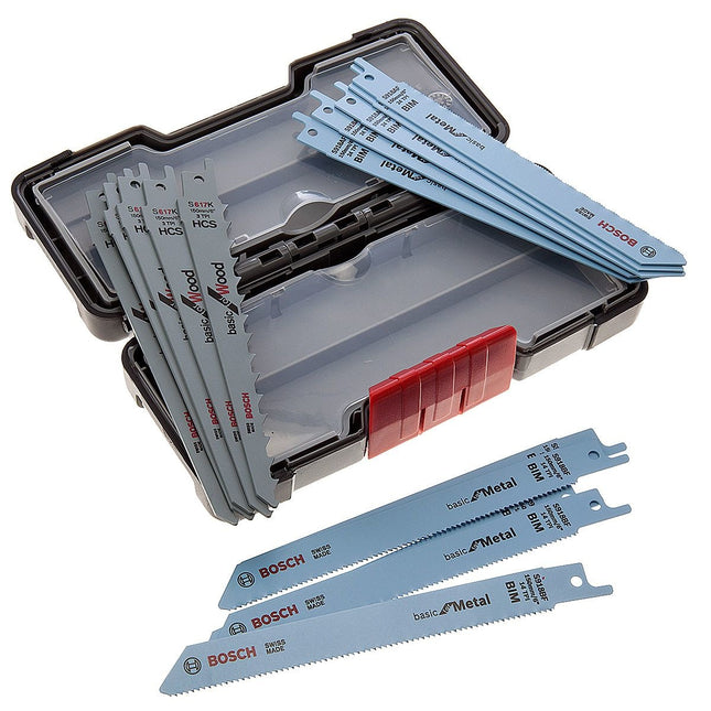 Bosch Bosch 15-delige set reciprozaagbladen Wood and Metal Basic - 2607010901