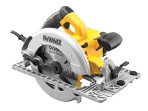 DeWalt Cirkelzaag DWE576K-QS 65mm       Incl. 1,5M Geleiderail