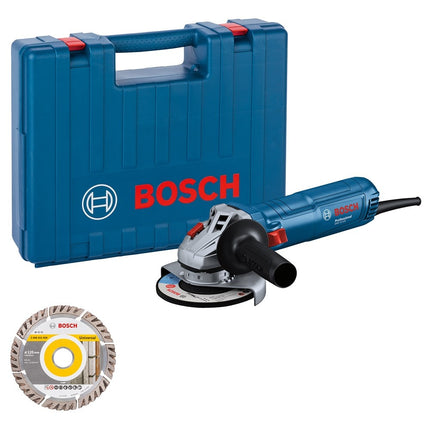 Bosch GWS 12-125 Haakse Slijpmachine met Diamantschijf in Koffer - 06013A6102