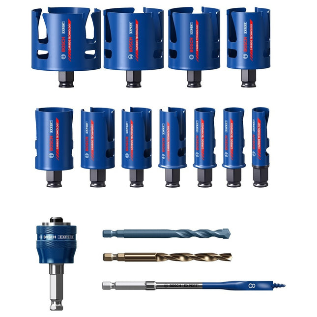 Bosch 15-Delige Expert Construction Material Gatzagenset - 2608900489