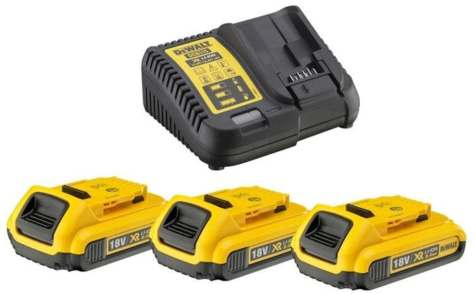 DeWalt DCB115D3-QW 18V Accu Set: 3X 2,0Ah