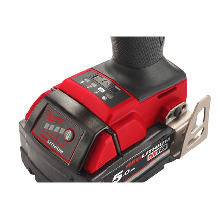 Milwaukee M18 FMTIW2P12-502X 1/2" Slagmoersleutel met Verende Borgpen - 5Ah 18V