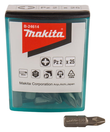 Makita Schroefbit PZ2X25mm 25 Stuks - B-24614