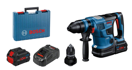 Bosch GBH 18V-34 CF Accu boorhamer C&G in Koffer met 2x 5,5Ah accu's - 0611914003