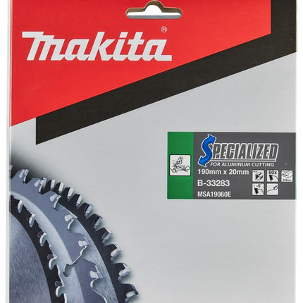 Makita Zaagb Alu 190X20X2,0 60T -5G - B-33283