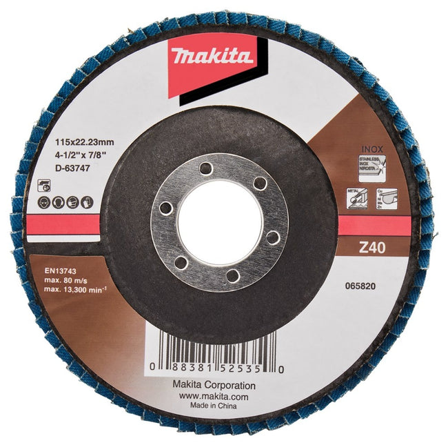 Makita Lamellensch. 115x22mm Z40 10st - D-63747-10