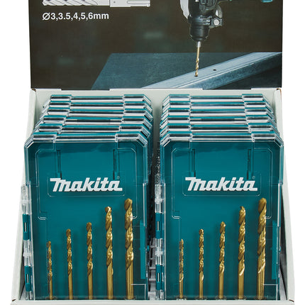 Makita SDS-Plus Metaalboorset HSS-TiN 5-Delig - E-15132-12