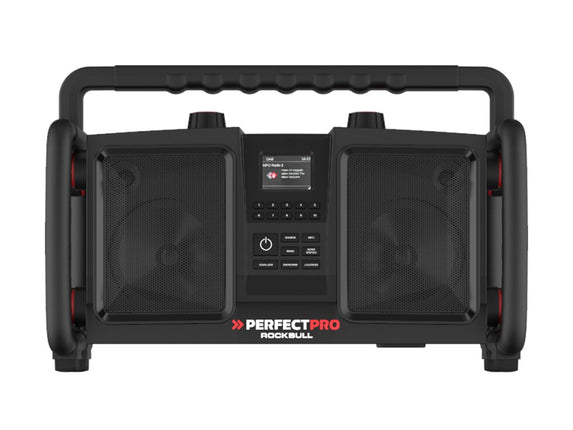 PerfectPro Rockbull 2 Bouwradio DAB+/FM/Bluetooth/Usb/Oplaadbaar - RB2