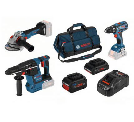 Bosch Combiset 18V Machines 3-delig in Tas - 0615990M3C