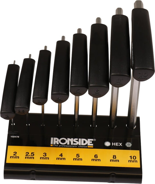 Ironside Stiftsleutelset 8-Delig T-Greep Inbus - 1872251