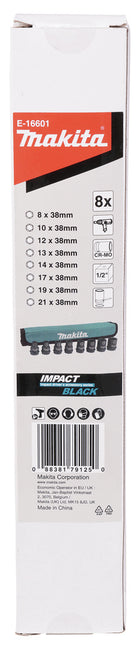 Makita Makita E-16601 Krachtdoppenset 8-delig