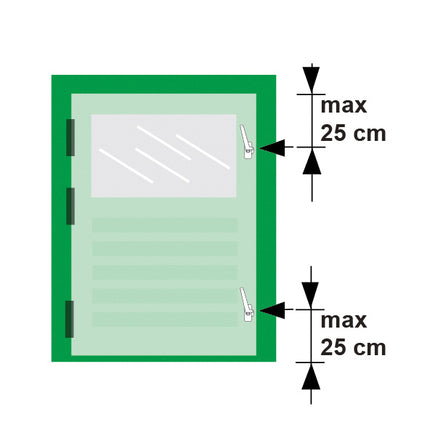 AXA Aluminium Raamsluiting Rechts F2 - 3308-31-92/E