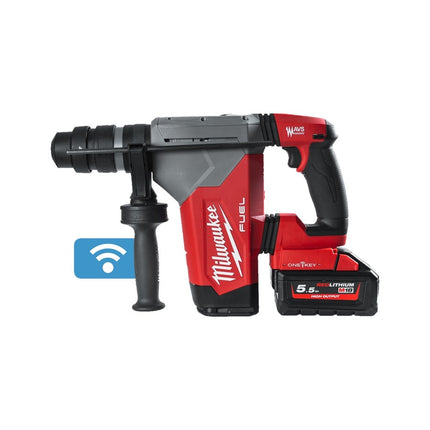 Milwaukee M18 ONEFHPX-552X ONE-KEY SDS-Plus Hamer met FIXTEC - 5.5Ah 18V